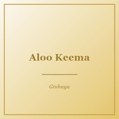 Aloo Keema