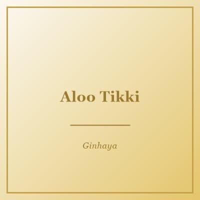 Aloo Tikki