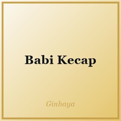 Babi Kecap