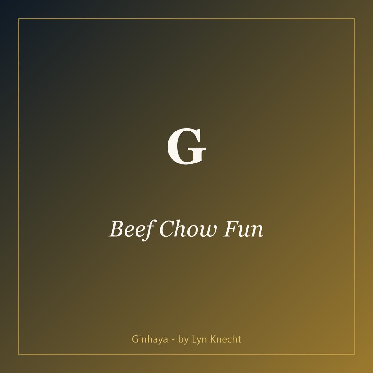 Beef Chow Fun