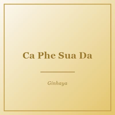 Cà Phê Sữa Đá