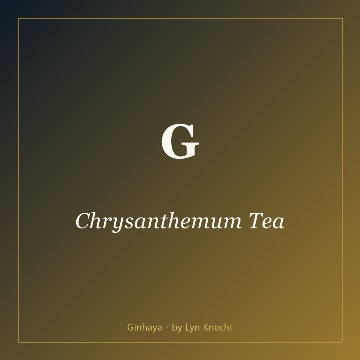 Chrysanthemen-Tee