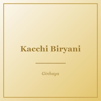 Kacchi Biryani