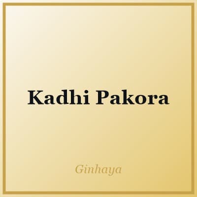 Kadhi Pakora