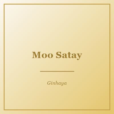 Moo Satay