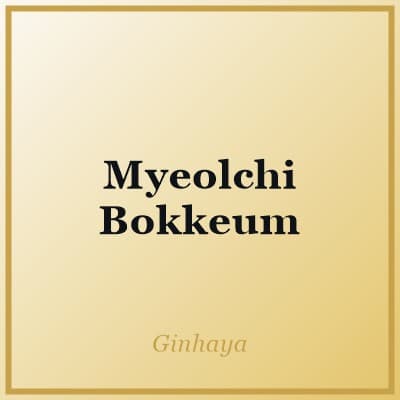 Myeolchi Bokkeum
