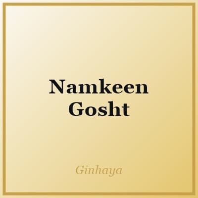 Namkeen Gosht