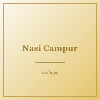 Nasi Campur