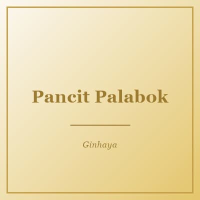 Pancit Palabok