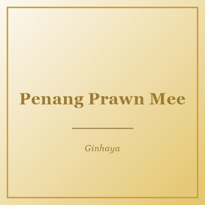 Penang Prawn Mee