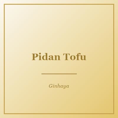 Pidan Tofu