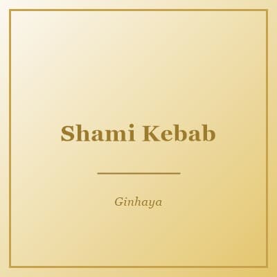 Shami Kebab