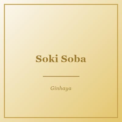 Soki Soba