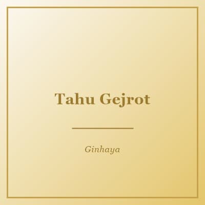 Tahu Gejrot