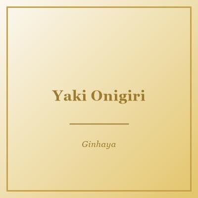 Yaki Onigiri