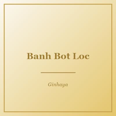 Bánh Bột Lọc