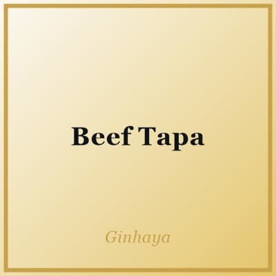 Beef Tapa