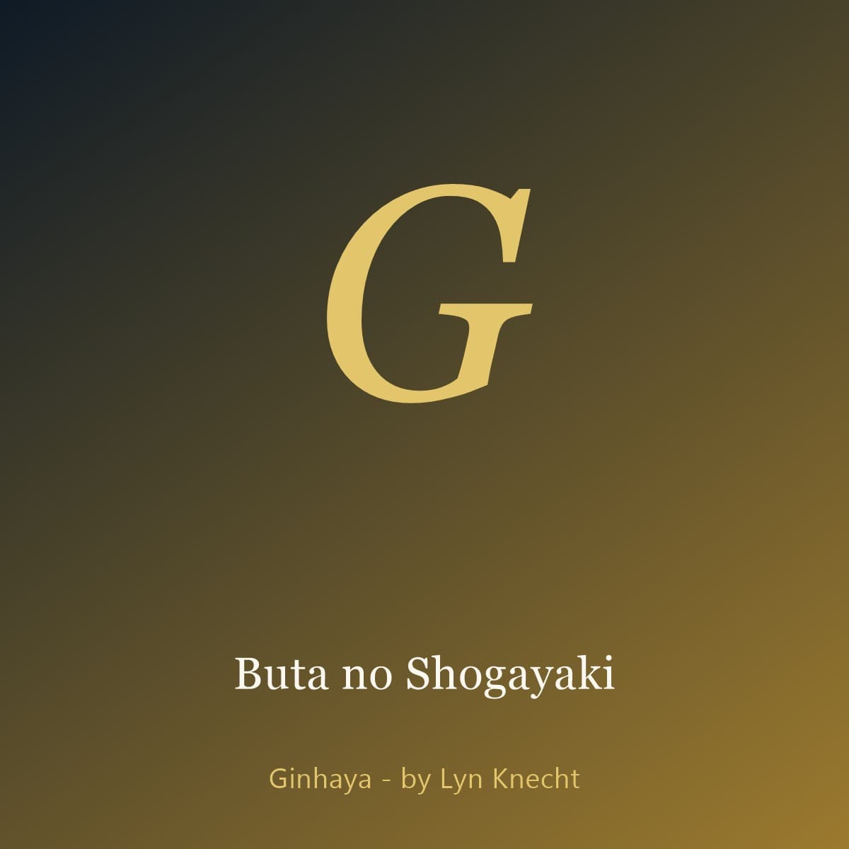 Buta no Shogayaki