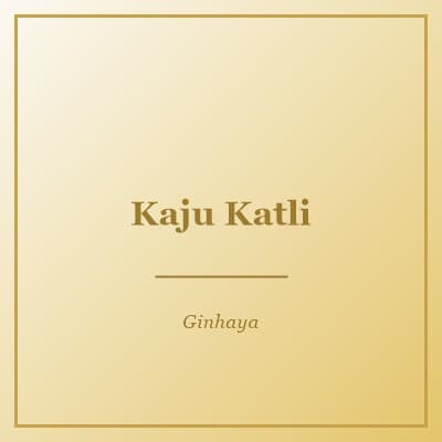 Kaju Katli