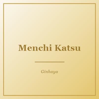 Menchi Katsu