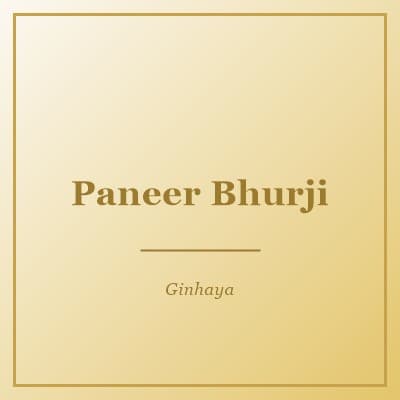 Paneer Bhurji