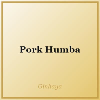 Pork Humba